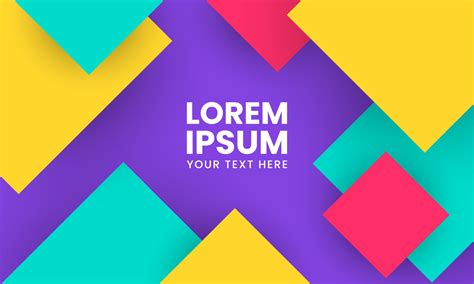 Colorful Geometric Background Minimal Cover Template Design For Web