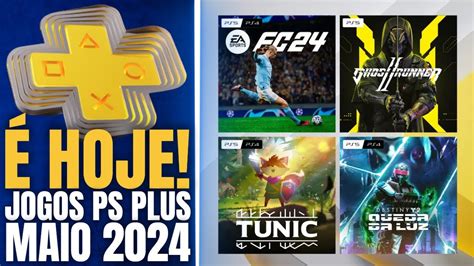 Liberação dos jogos mensais da PS Plus de Maio 2024 É HOJE Descubra