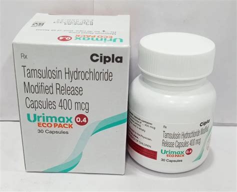 Urimax Tamsulosin Hydrochloride Capsules Cipla Ltd At 220 Stripe In