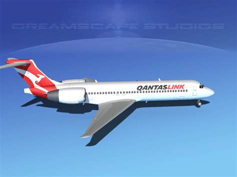 Boeing 717-200 Qantas Link 3D Model by Dreamscape Studios