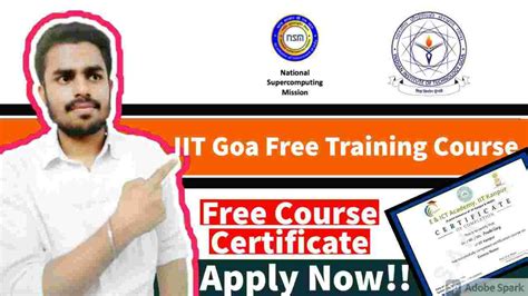 IIT Goa Free Courses For Everyone | Free IIT Certification | Free ...