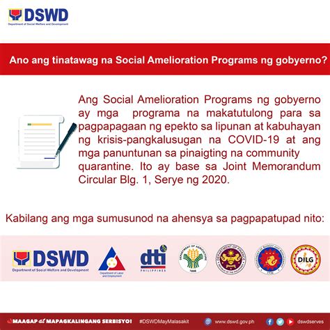 Social Amelioration Program | DSWD Field Office CAR Official Website