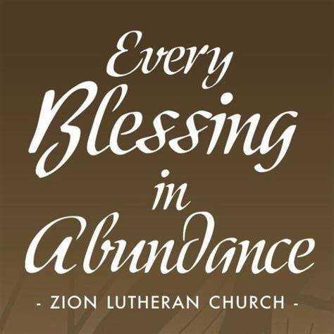 Zion Lutheran Church Announcements