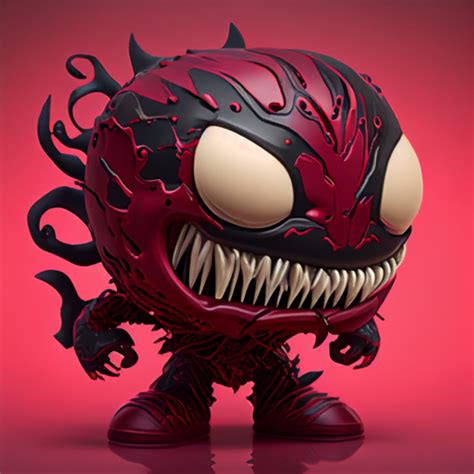 Carnage Funko Pop Funko Pop de Carnage icónico de Marvel