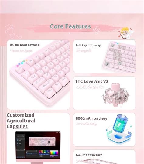RECCAZR R1 02 Wireless Mechanical Keyboard Hot Swappable RGB GASKET