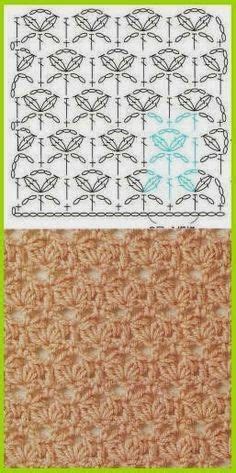 Ponto Fantasia De Croch Ivelise Feito M O Crochet Stitches