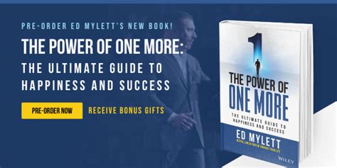 The Power Of One More By Ed Mylett