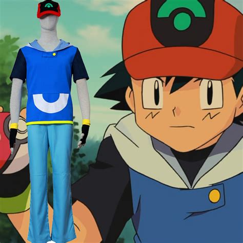 Pocket Monsterpokémon Ash Ketchum 4 Cosplay Costume