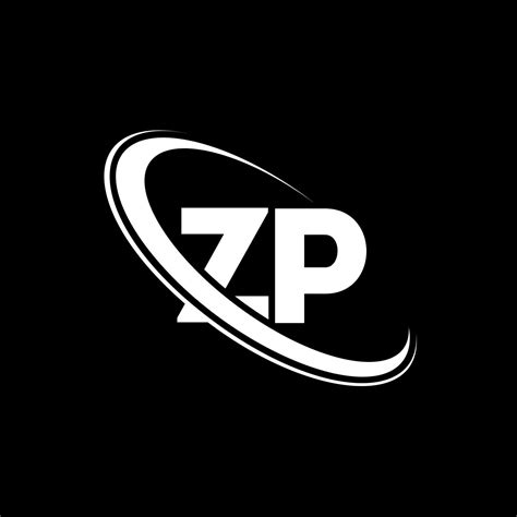 ZP logo. Z P design. White ZP letter. ZP letter logo design. Initial ...