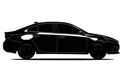 Sedan Car Silhouette Vector Art At Vecteezy