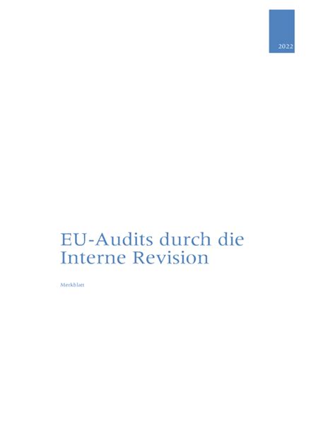 Fillable Online Handbuch Leitfaden Der Internen Revision Der