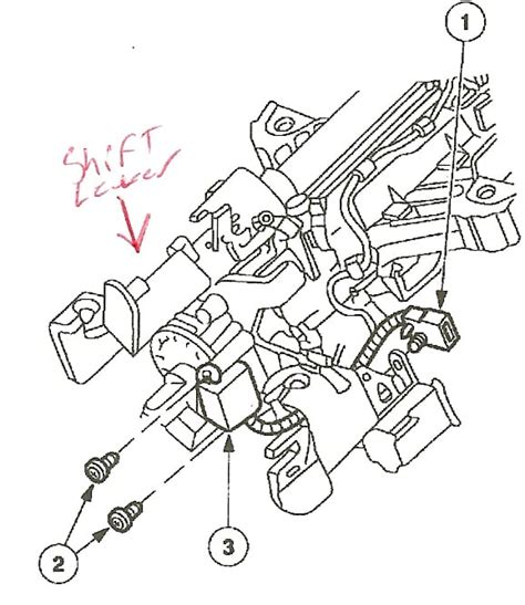 2000 Ford Ranger Column Shifter