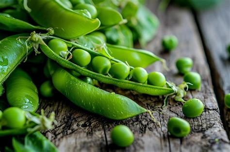 Frijoles Y Guisantes Verdes Frescos Foto Premium