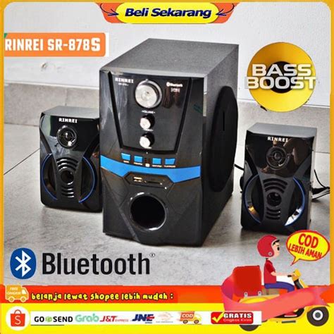 Jual Speaker Bluetooth Rinrei Salon Aktif Multi Media 2 In 1 Speaker