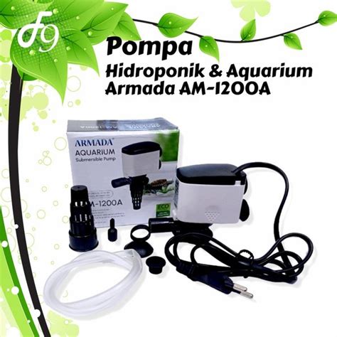 Jual Pompa Celup Hidroponik Aquarium Armada AM 1200 Low Watt Di Lapak