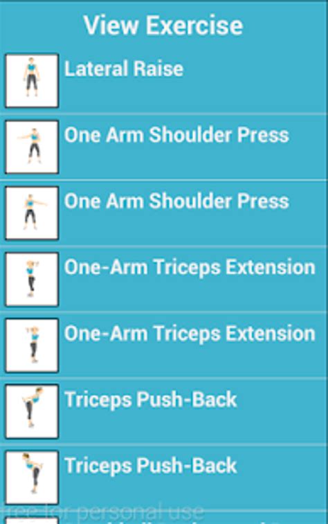 Womens Arm Exercises For Android Download