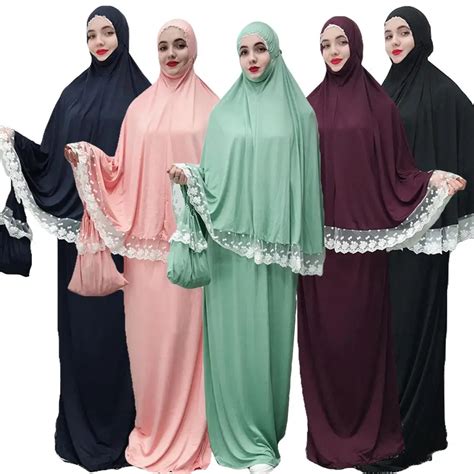 Khimar Burqa Long Hijab Scarf Muslim Women Large Amira Overhead Prayer