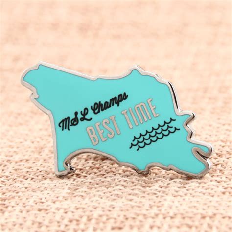 Custom Best Time Pins | Hard Enamel Pins - 40% off