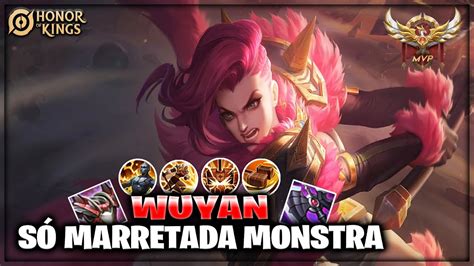 WUYAN ESSA BUILD DA MUITO DANO MELHOR BUILD PARA CARREGAR HONOR