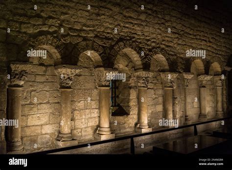 The Crypt From Th Century In The Basilica Of Saint Denis Paris