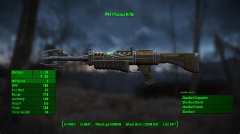 Jacks Unofficial Update For P94 Plasma Rifle At Fallout 4 Nexus Mods