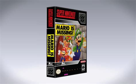 Gaming Relics Super Nintendo Vertical Style Mario Is Missing