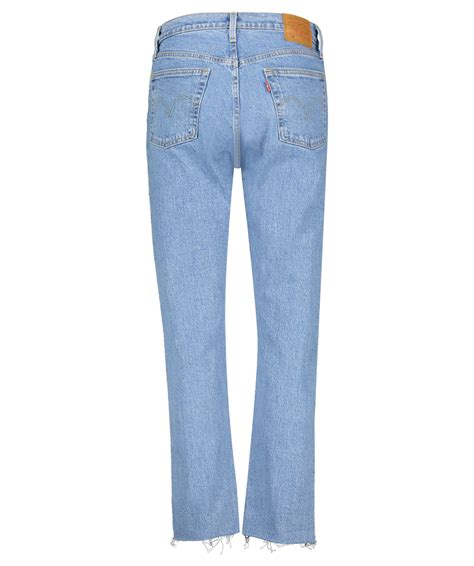 Damen Jeans 501 Crop Tango Beats High Rise Straight Leg Verkürzt