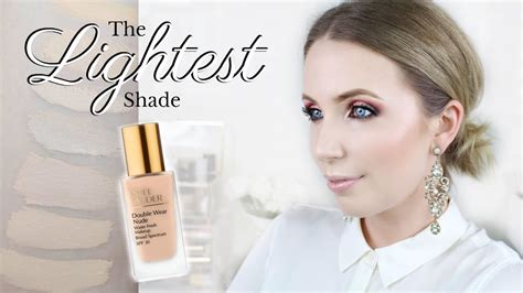 Estēe Lauder Double Wear Nude Foundation 1n0 Porcelain Review Swatches Demo 12hr Wear Test