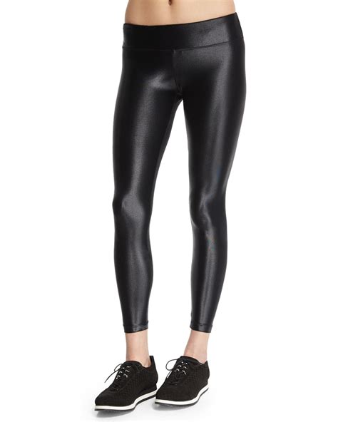 Koral Activewear Lustrous Shiny Athletic Leggings In Black Lyst