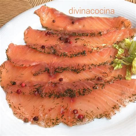 Salm N Marinado En Sal Y Az Car Gravlax Receta De Divina Cocina