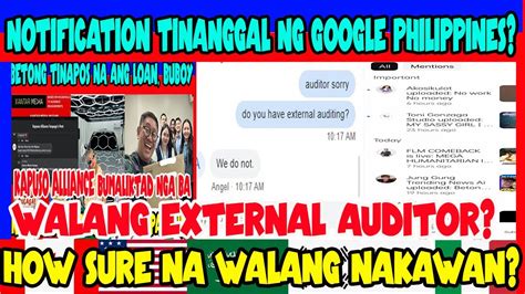 Notification Tinanggal Na Naman Ng Google Philippines Tungkol Sa Tape