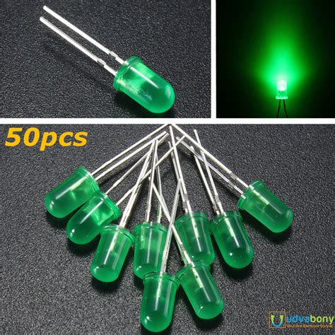 Led Green Mm Round Led Light Emitting Diode Green Light