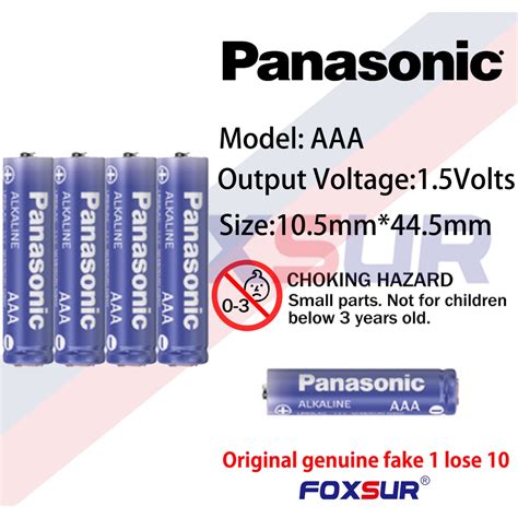 Panasonic Aaa V Alkaline Battery Pcs Shopee Philippines