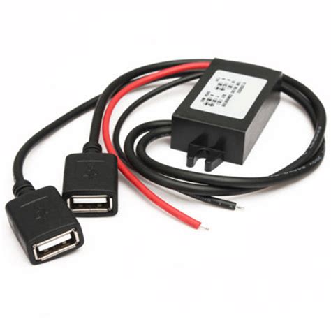 Dual Usb Car V V A Inverter Female Hard Wired Charger For Gps