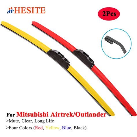 Hesite Colorful Wiper Blades For Mitsubishi Outlander Airtrek Suv Cu Ze