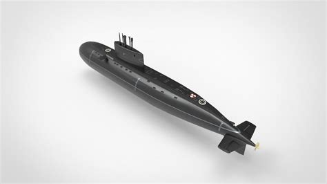 Project 877 Halibut Kilo Class Submarine 3d Model Cgtrader