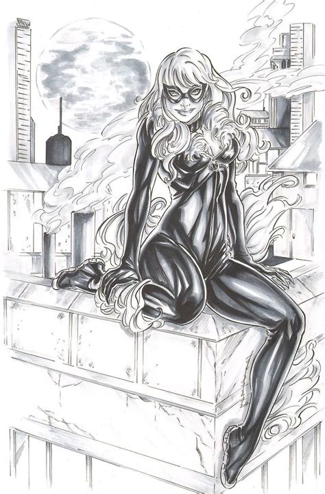 Marvel Black Cat Sketch