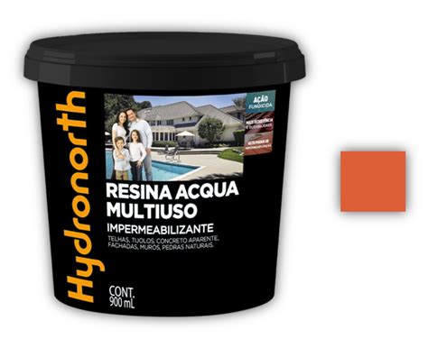 Resina Hydronorth Acqua Multiuso Base Água 900ml Cerâmica Telha Brilho