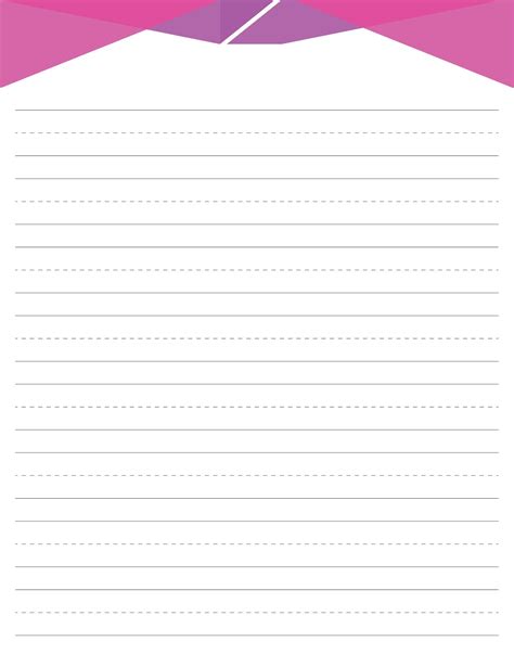 Printable Writing Paper For Preschool