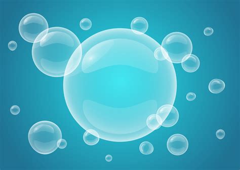 water bubbles spreading on blue background 46659940 Vector Art at Vecteezy