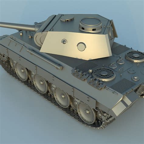 3D Panther Ausf D 1943 Model TurboSquid 1939154