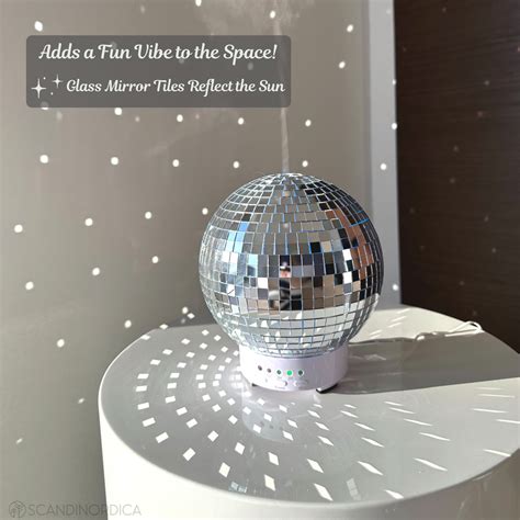 Disco Ball Diffuser Rotating Scandinordica Enhance Your Indoor Space