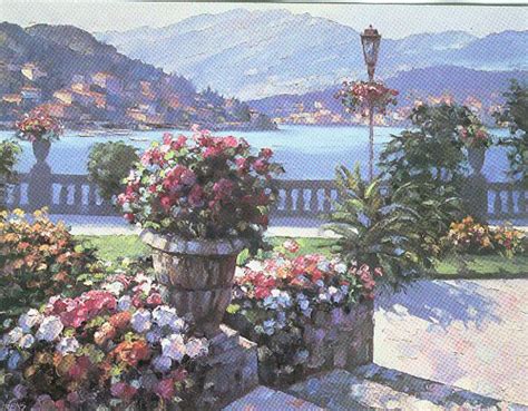 Howard Behrens Hand Embellished Limited Edition Serigraph On Canvas