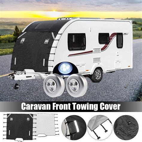 Heavy Duty Caravan Front Towing Cover Waterproof Protector Universal