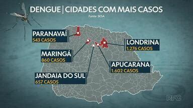 Meio Dia Paran Noroeste Novo Boletim Da Dengue Traz Novos