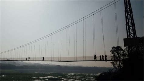 Morbi Suspension Bridge All About The 140 Year Old British Era