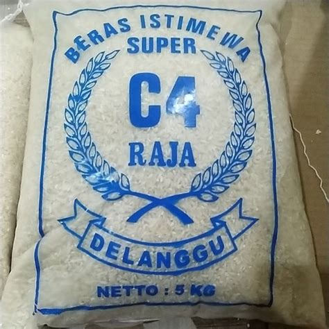 Jual BERAS C4 RAJA 5KG Shopee Indonesia