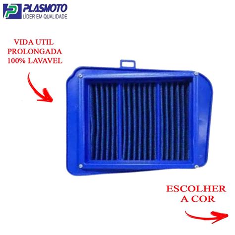 Filtro De Ar Esportivo Lavavel Plasmoto Fan A Shopee Brasil