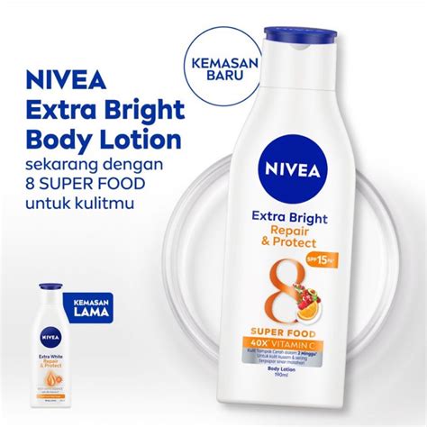 Jual Nivea Body Care Extra White Repair Protect Spf Ml Shopee