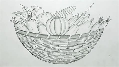 Pencil Shading of Vegetables